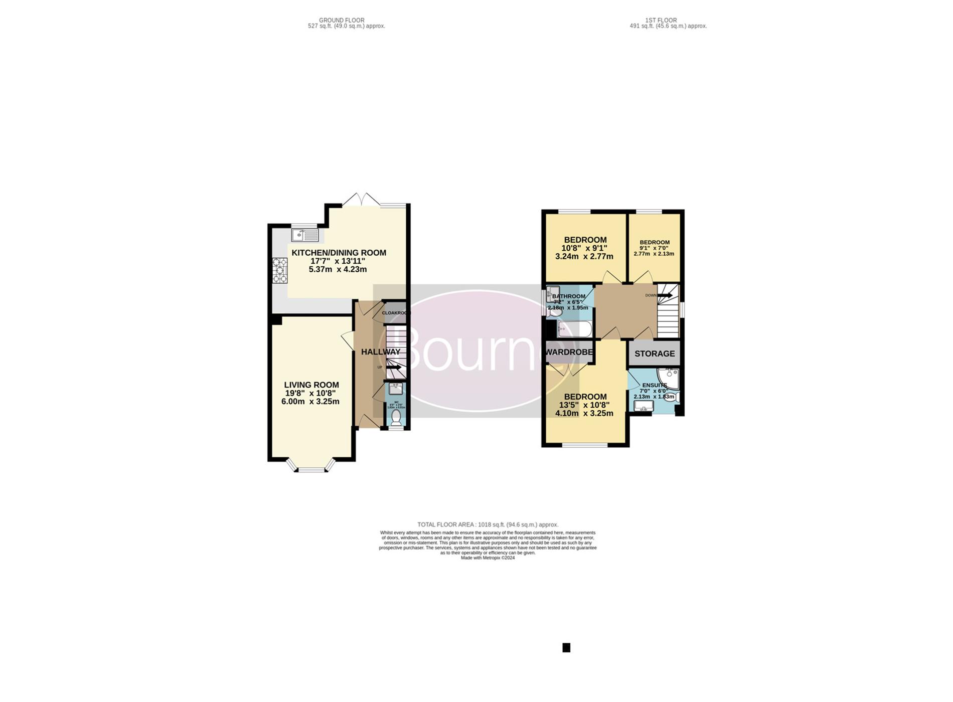 8, Millers Land Close, Aldershot floorplan