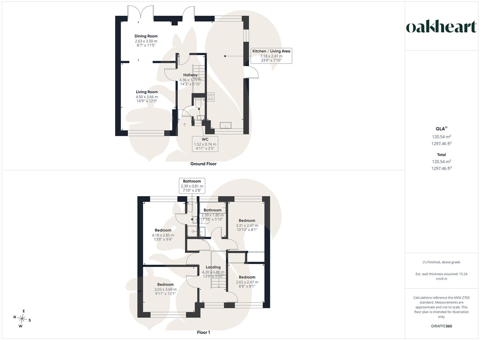 53, Oaks Drive, Colchester floorplan
