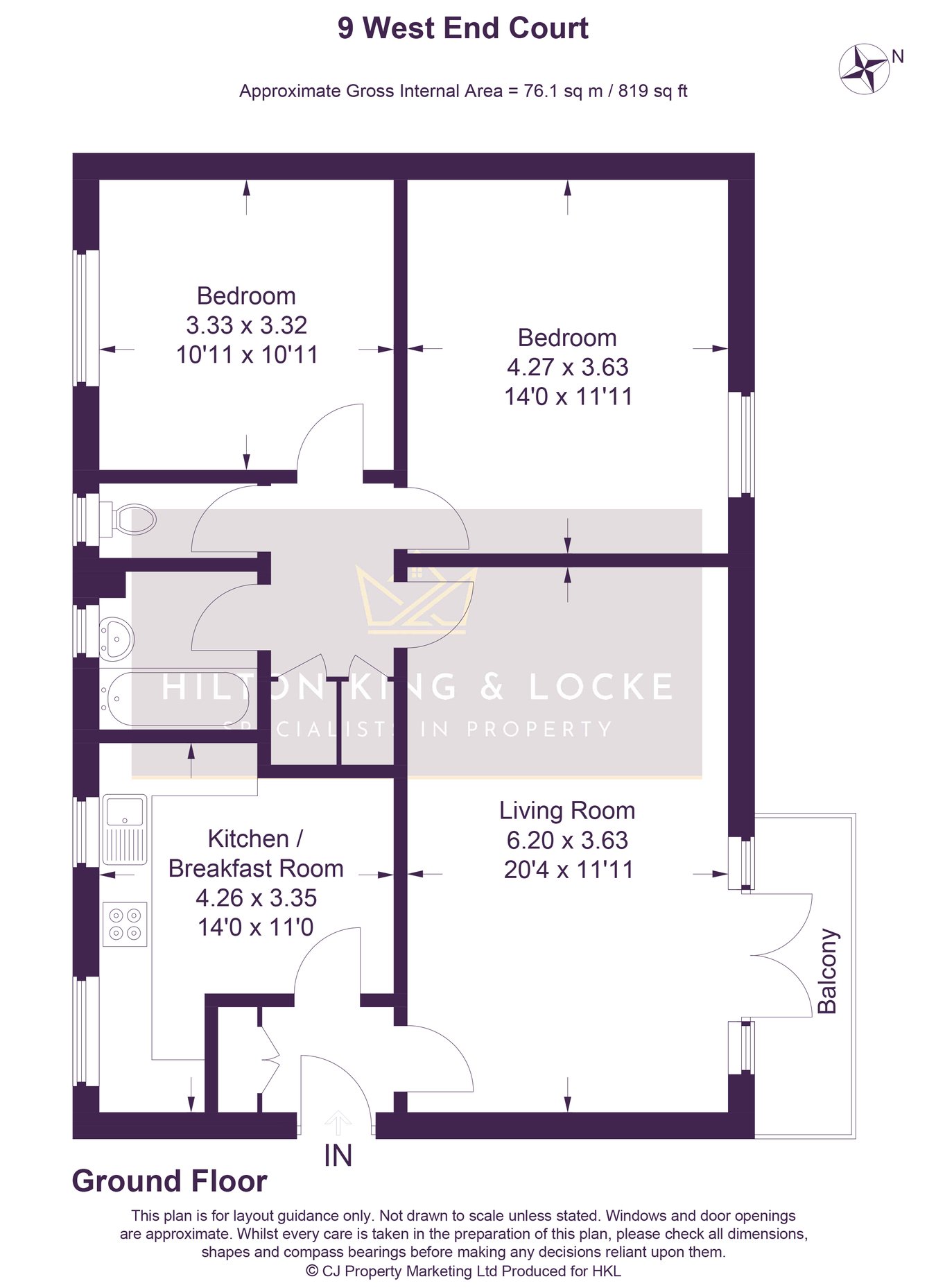 9, West End Court, Stoke Poges floorplan