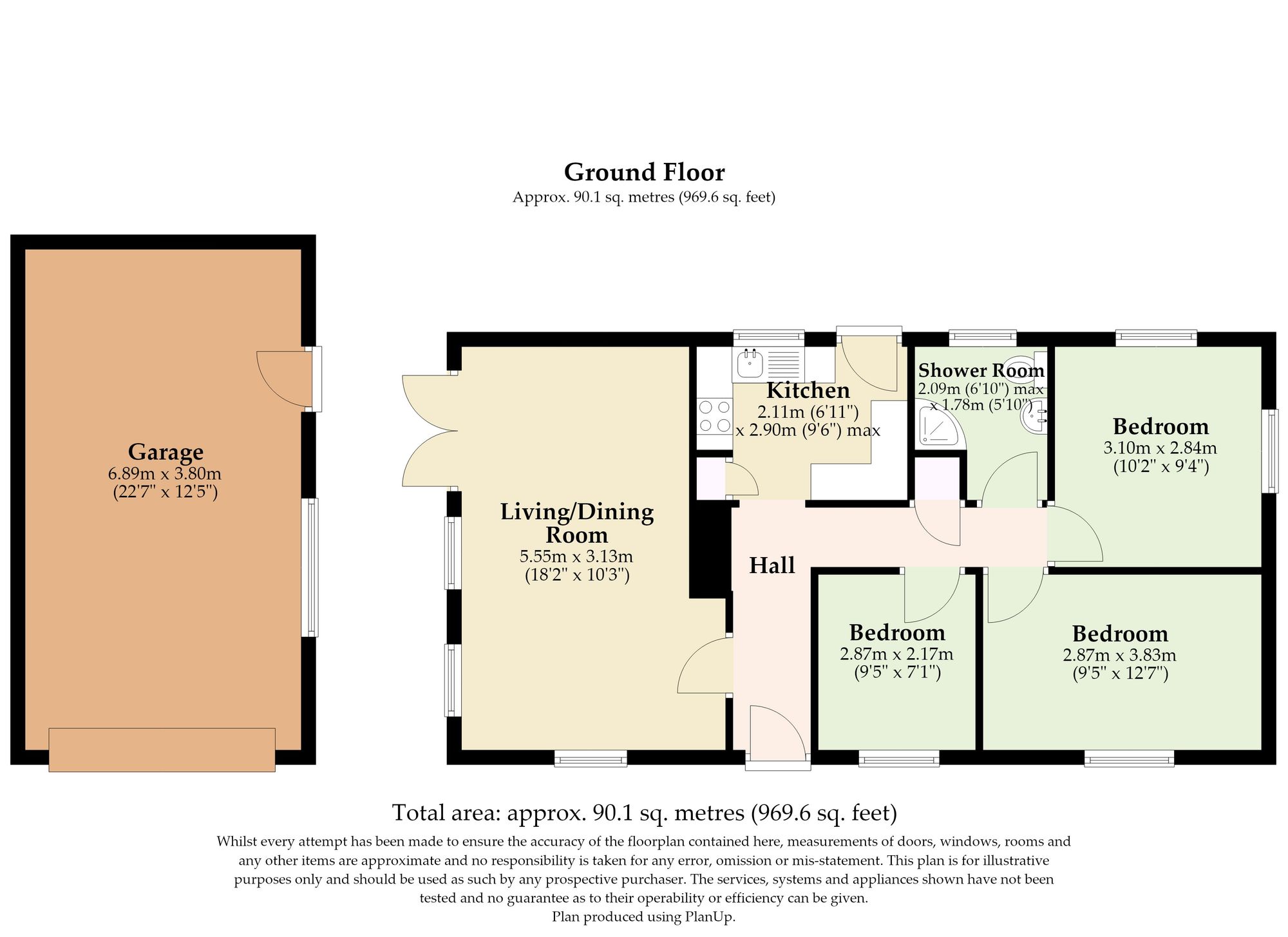 45 Dorothy Avenue, Great Yarmouth floorplan