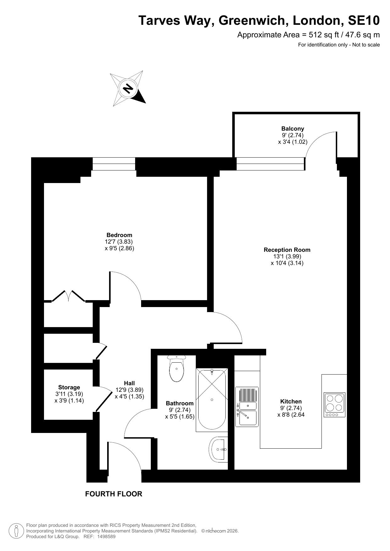 Tarves Way, London floorplan