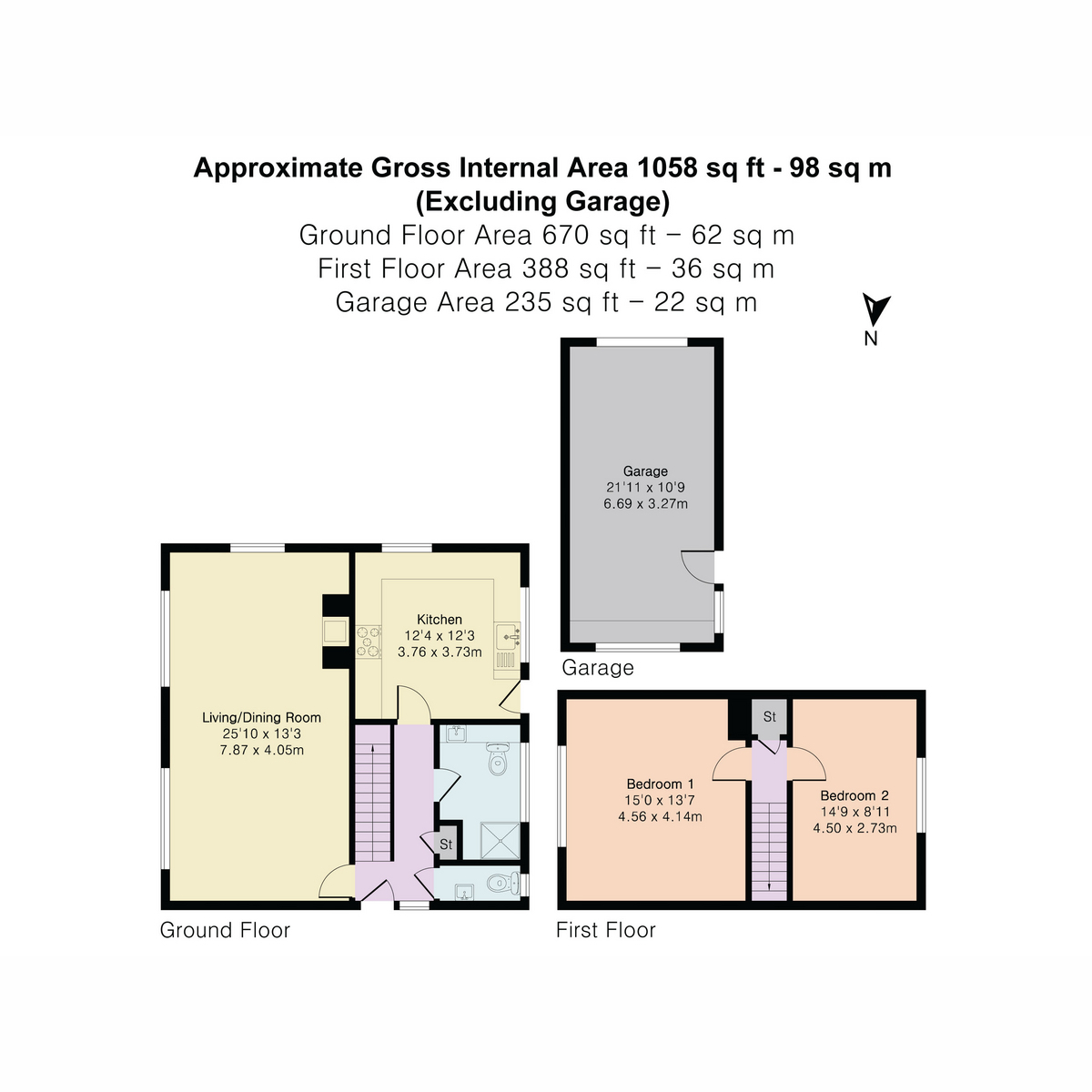 24, Gwel-an-mor, St. Austell floorplan