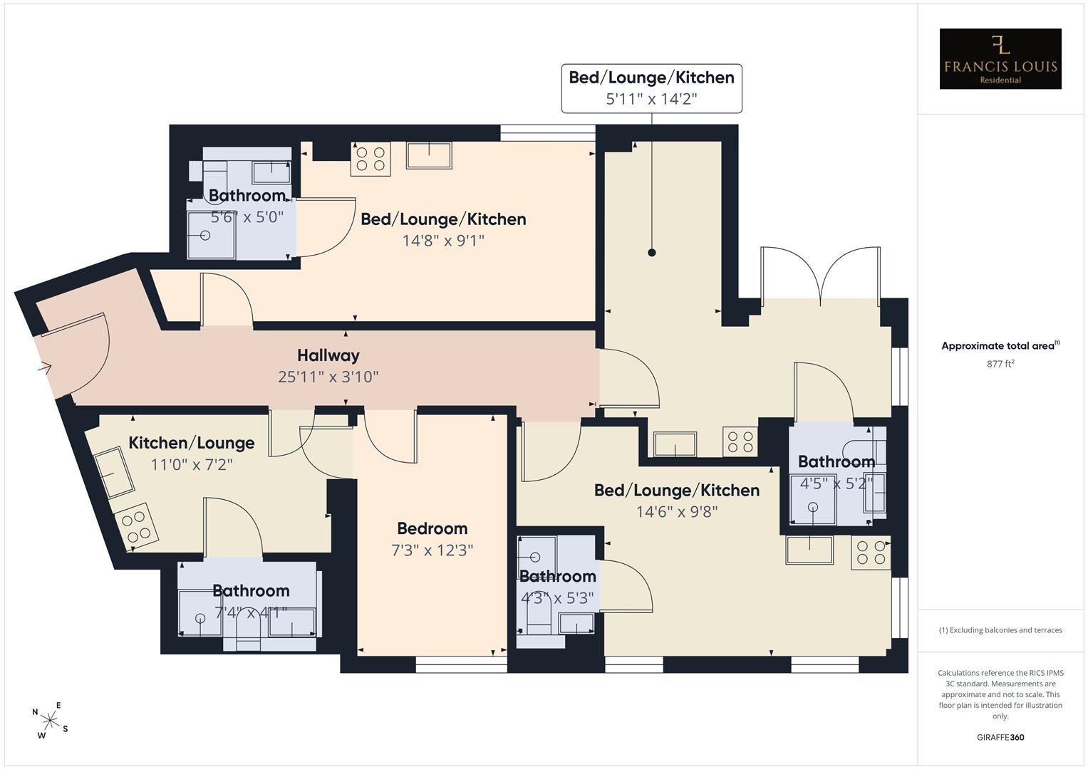 Flat 4.4, Paintworks East, Paintworks, Bristol floorplan