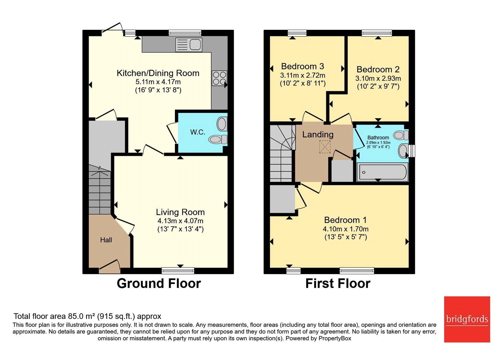 21, Sparrow Way, North Yorkshire floorplan