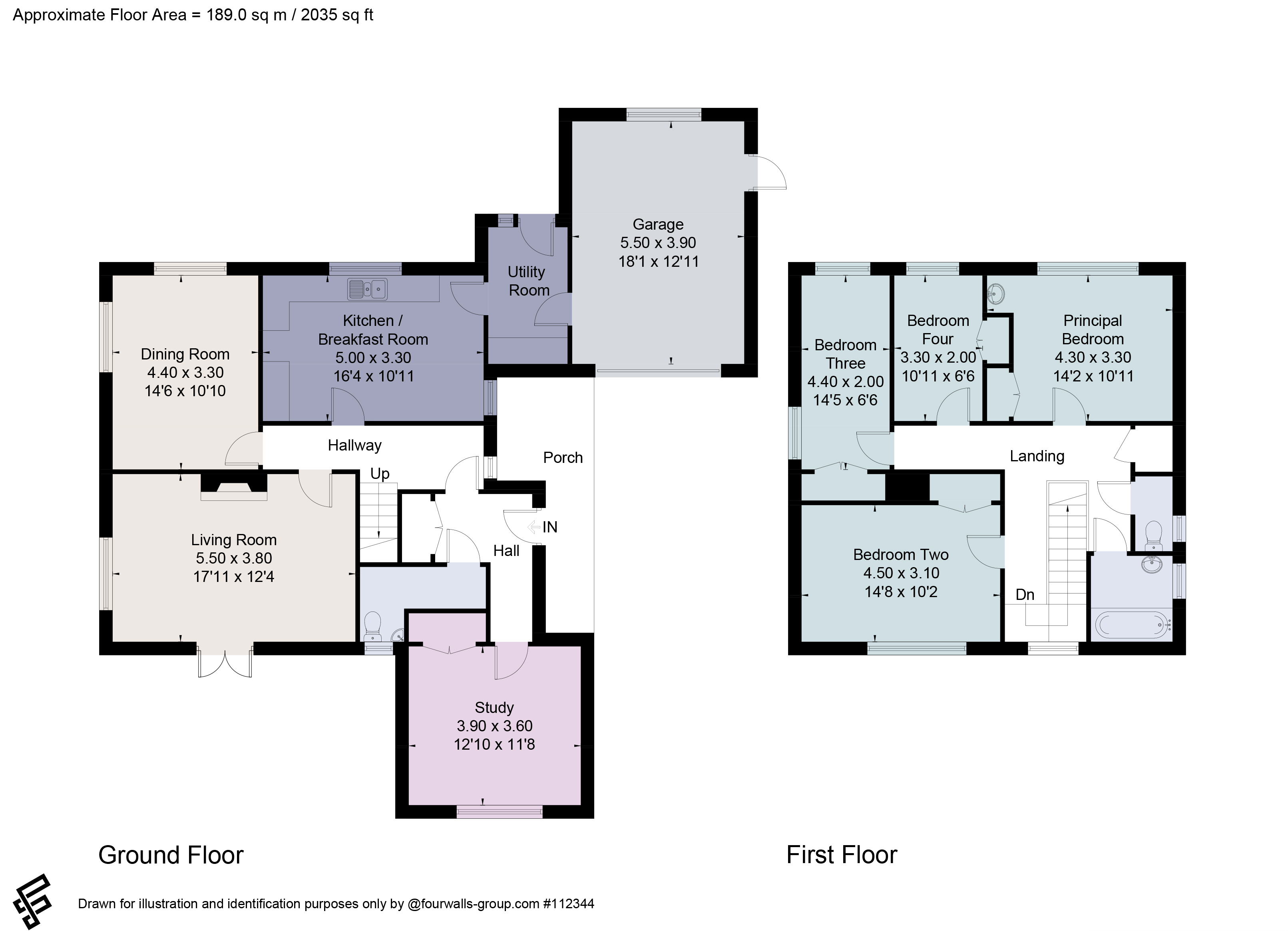 The Vicarage,, Amport, Hampshire floorplan