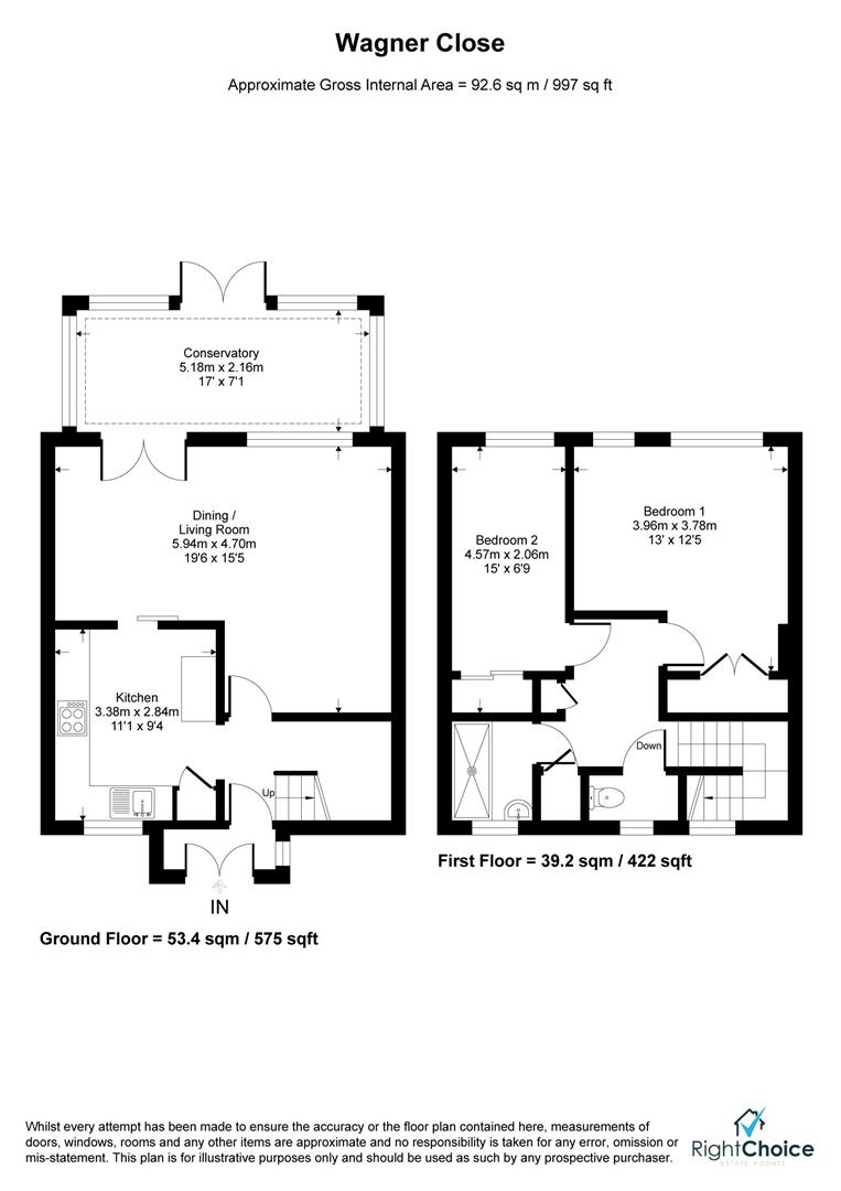 23, Wagner Close, Basingstoke floorplan