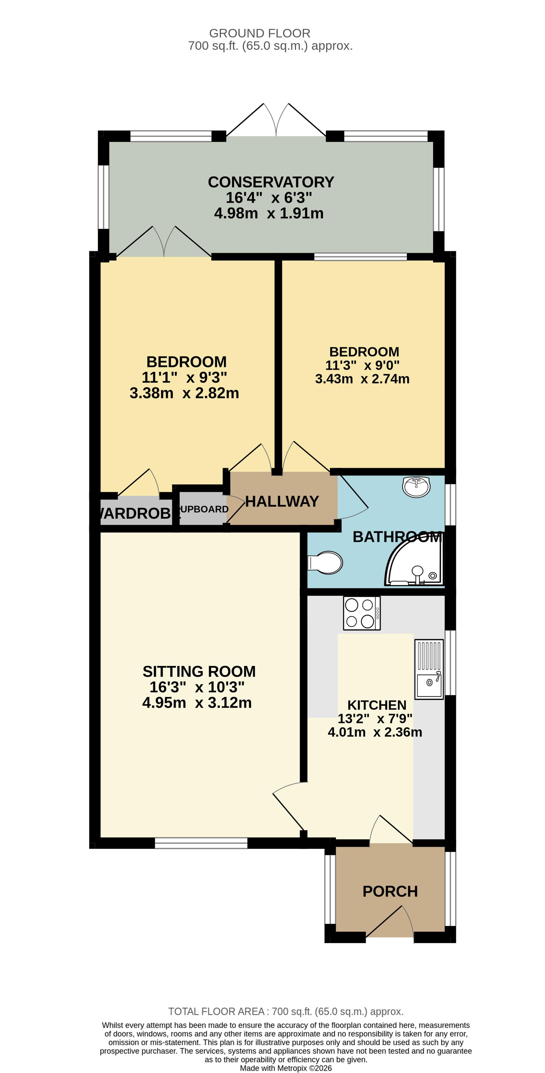 19, Elm Leigh, Frome floorplan