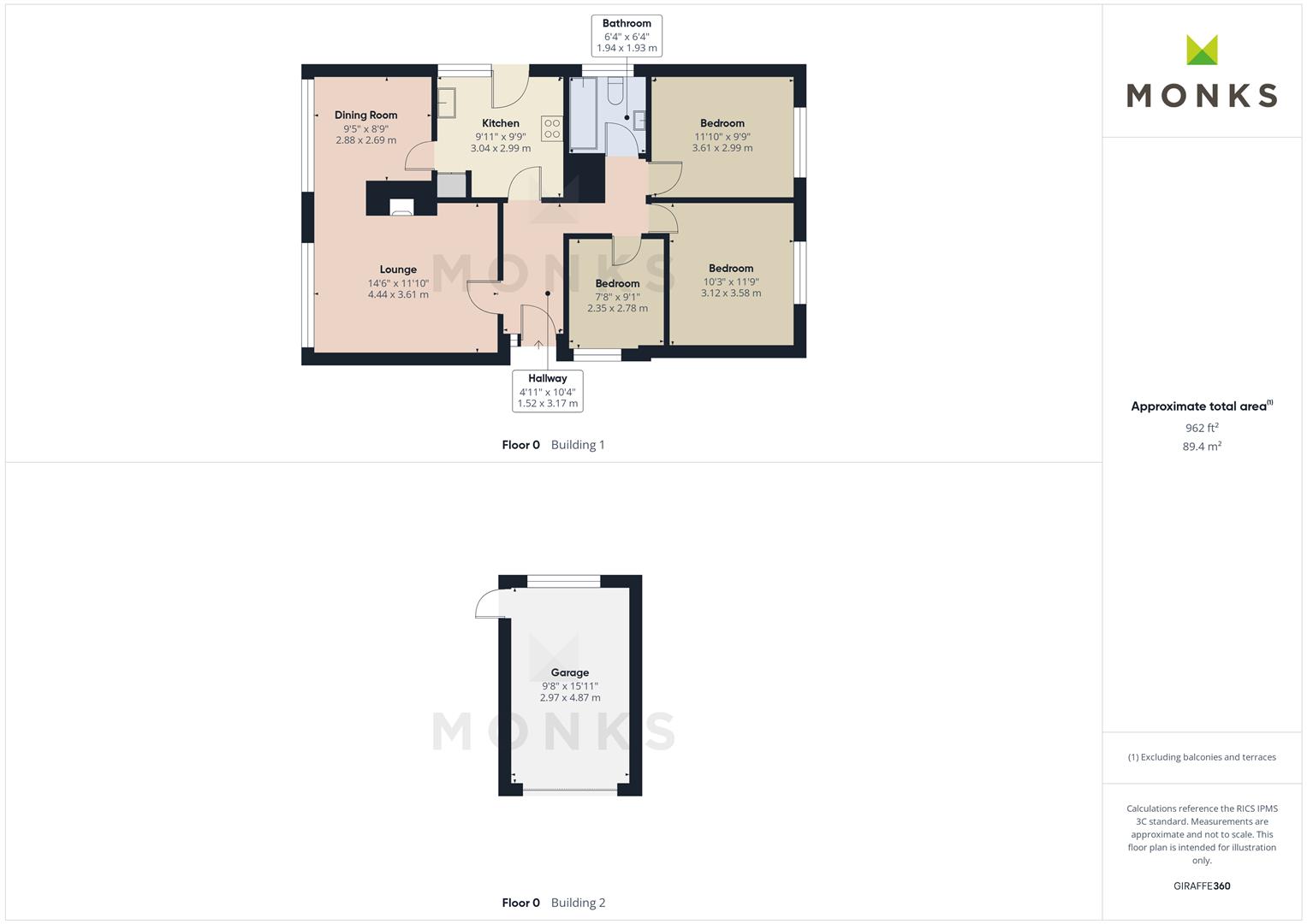 54, Hampton Road, Shropshire floorplan
