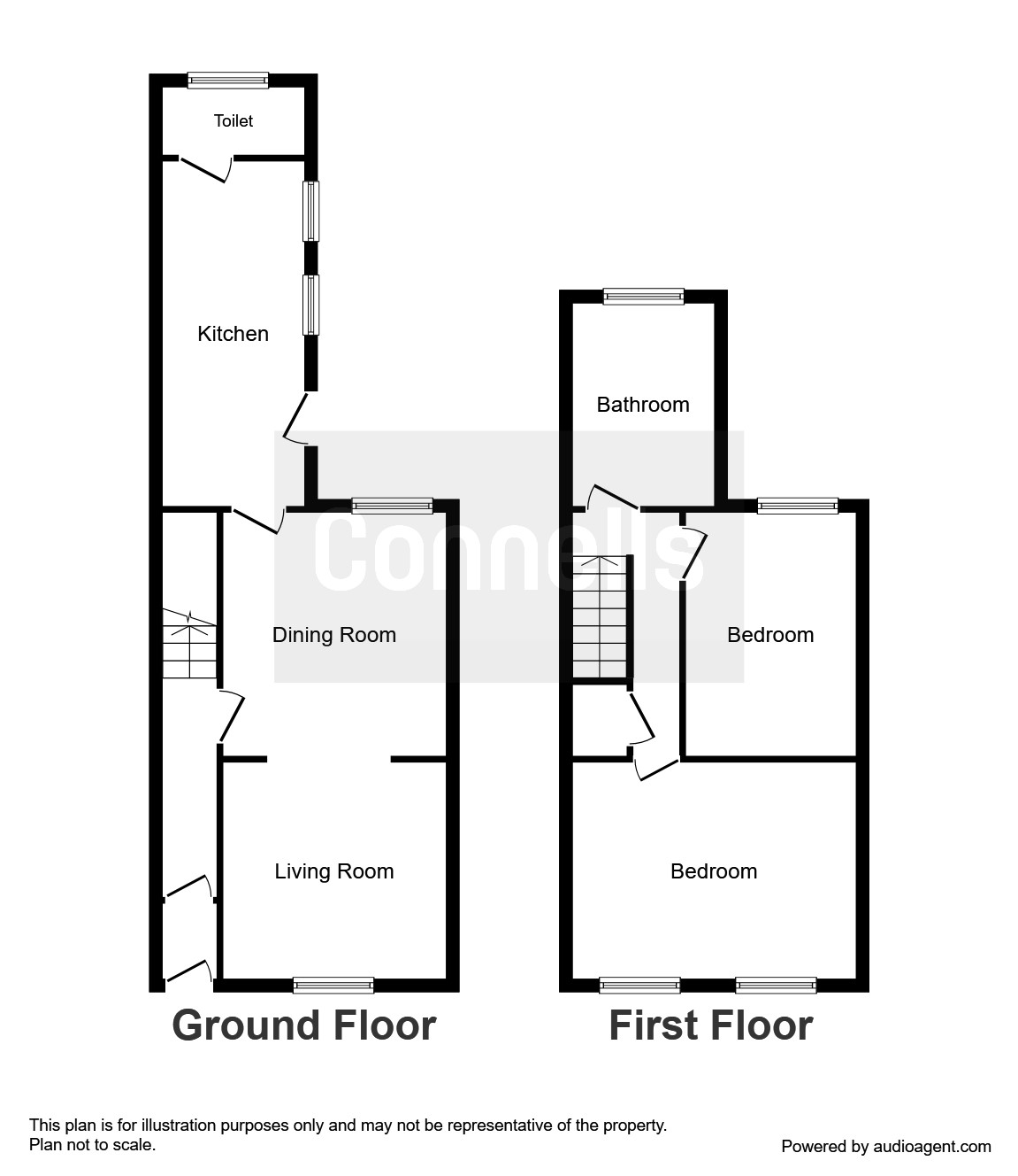 2 Bedrooms Terraced house for sale in Eastbourne Gate, Taunton TA1