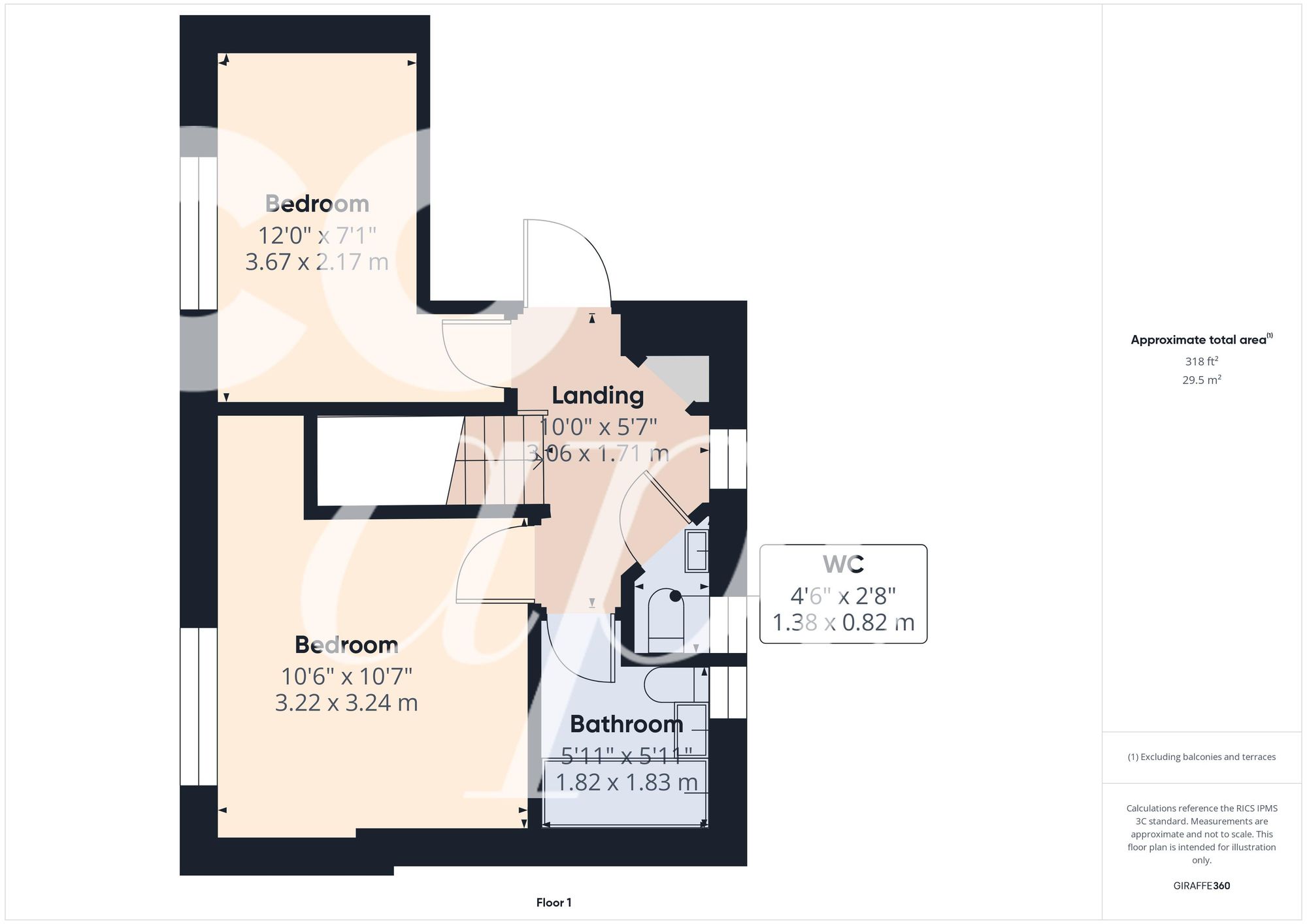 65 The Avenue, Brighton floorplan