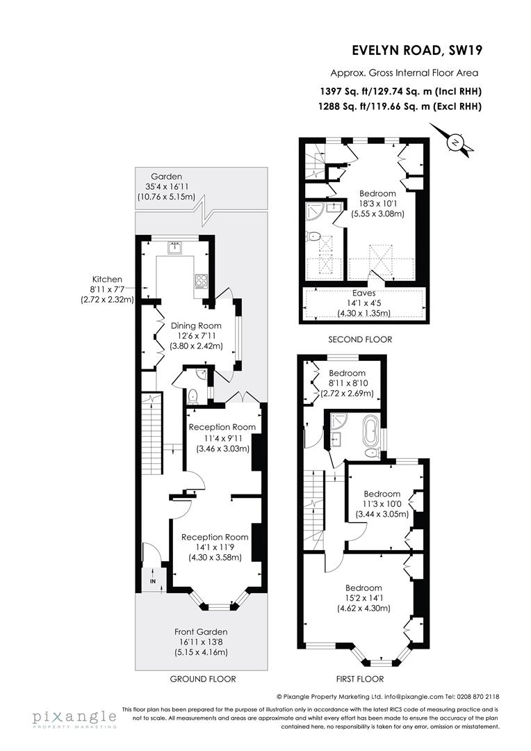 40, Evelyn Road, Wimbledon floorplan