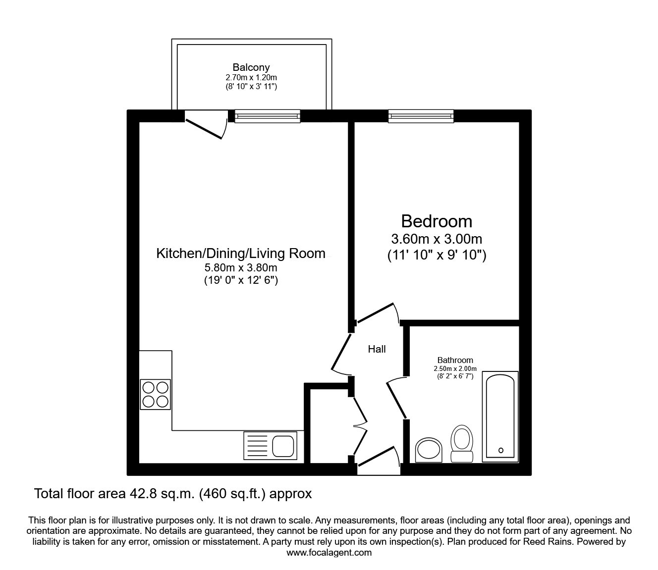 Upper Allen Street, Sheffield floorplan