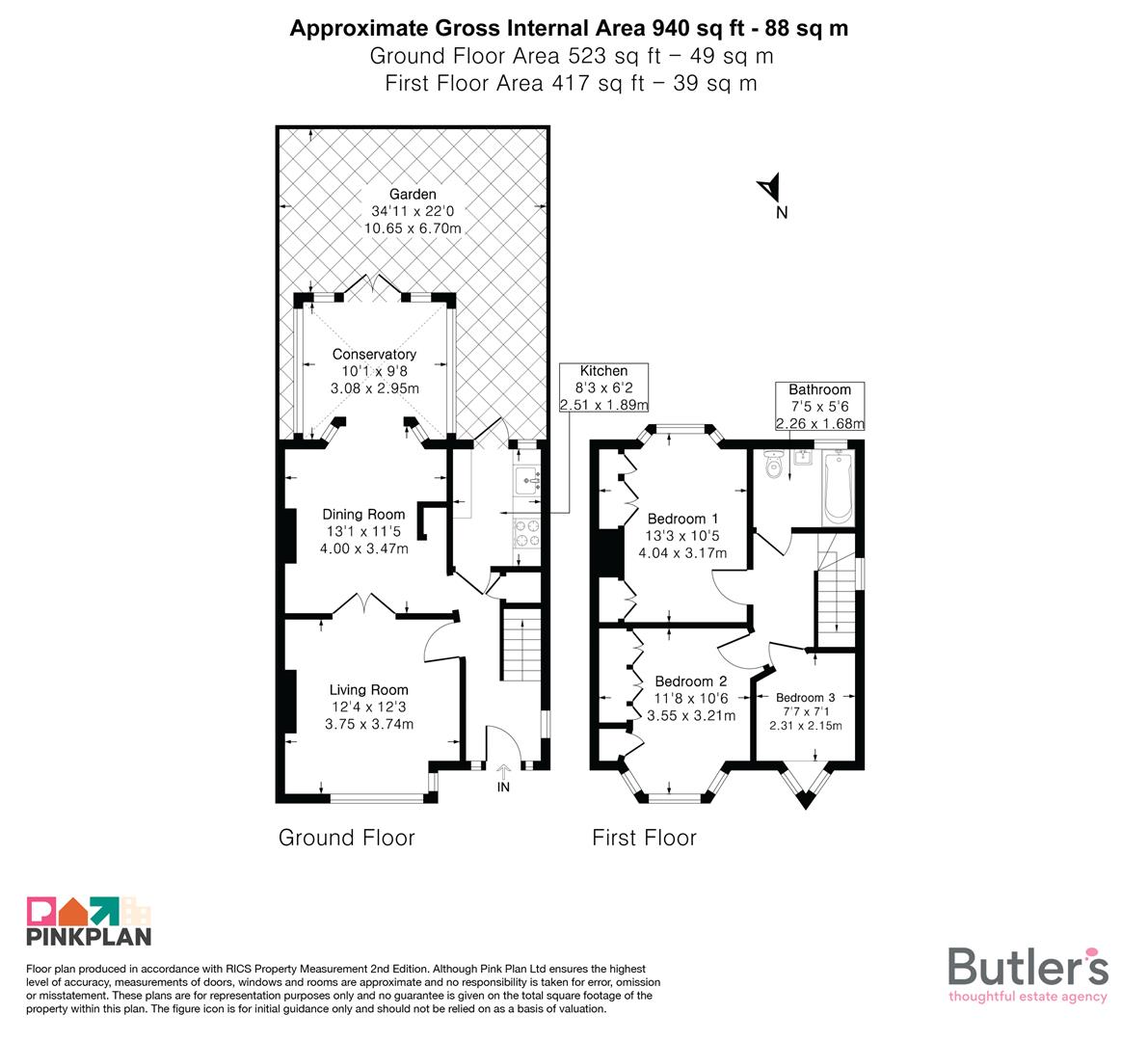 20, Stonecot Close, Sutton floorplan