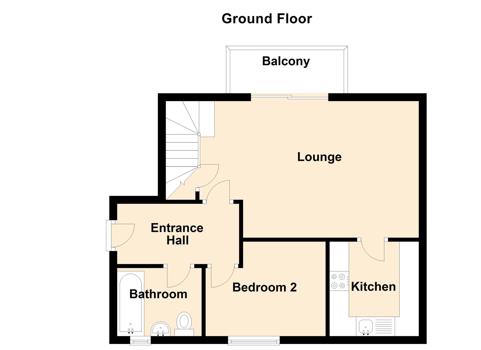 12 Chandlers Row, Manchester floorplan
