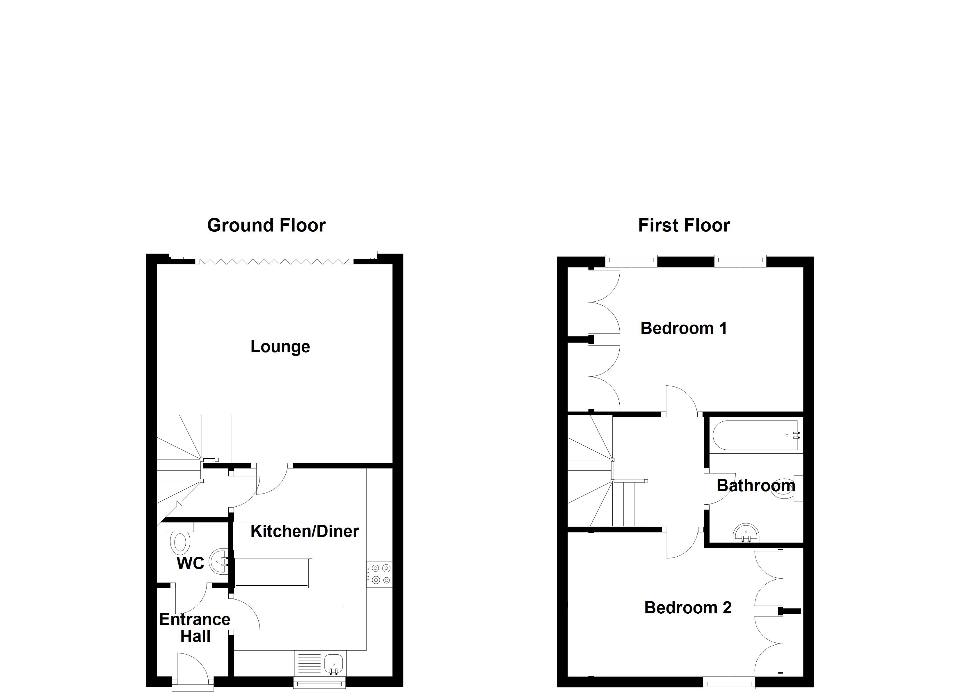 20, Saxon Way, Sleaford floorplan