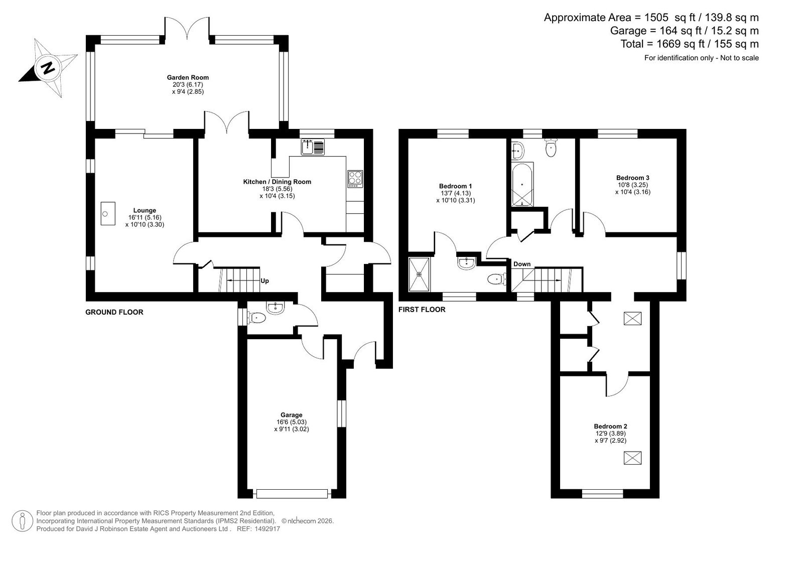Oakleigh, Beaworthy floorplan