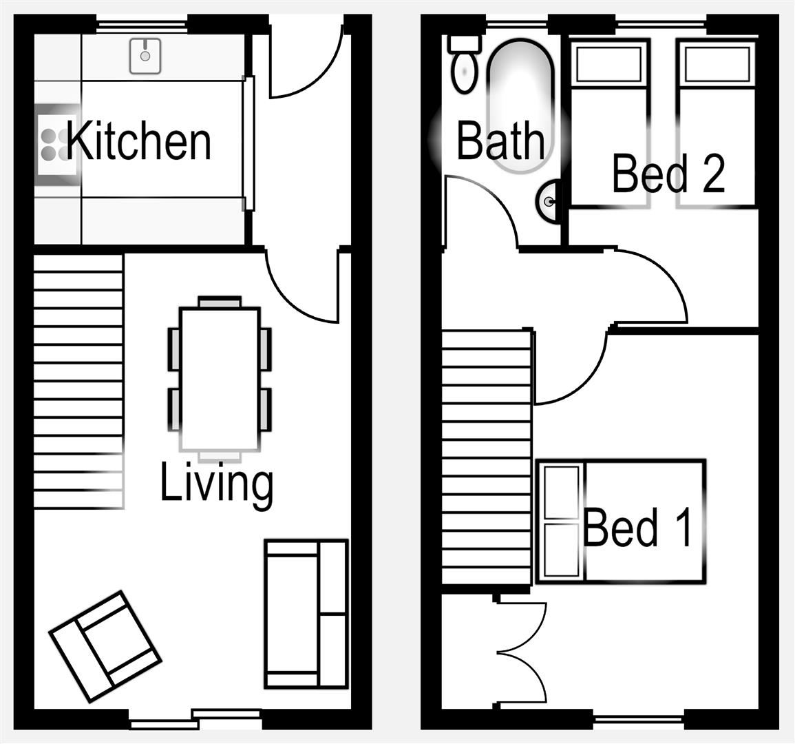 2 Bedrooms Semi-detached house for sale in Russet Way, Peasedown St. John, Bath BA2