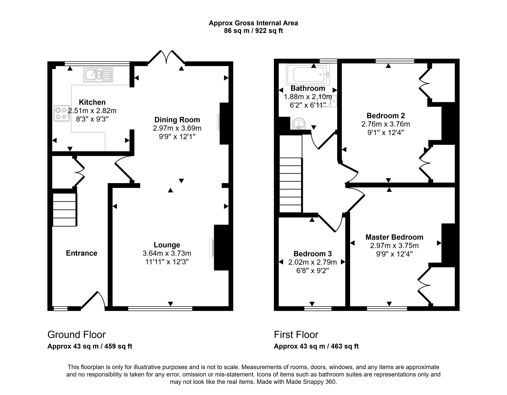 2, Ambrose Hill, Chatham floorplan