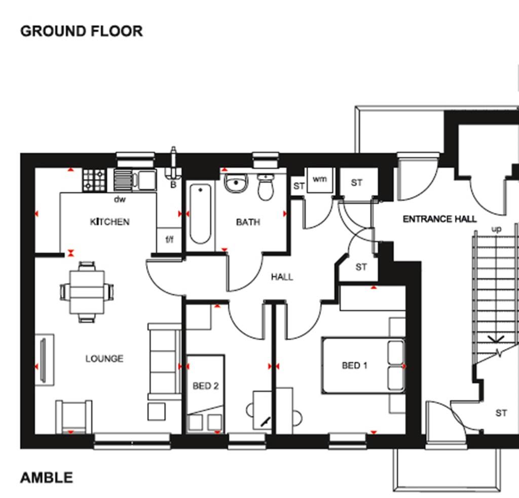 "Amble" at Carters Lane, Kiln Farm, Milton Keynes MK11, 2 bedroom flat