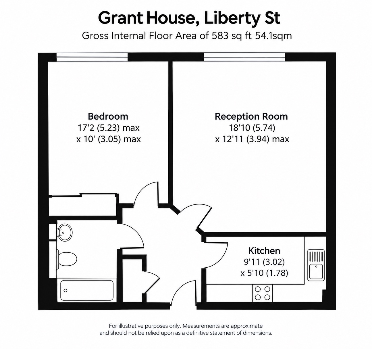 Liberty Street, London floorplan