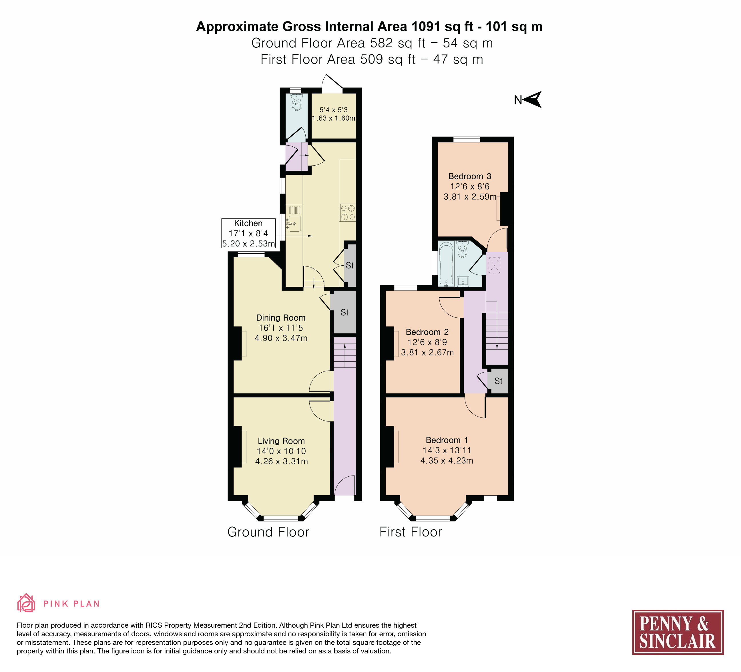 14, Islip Road, Oxford floorplan
