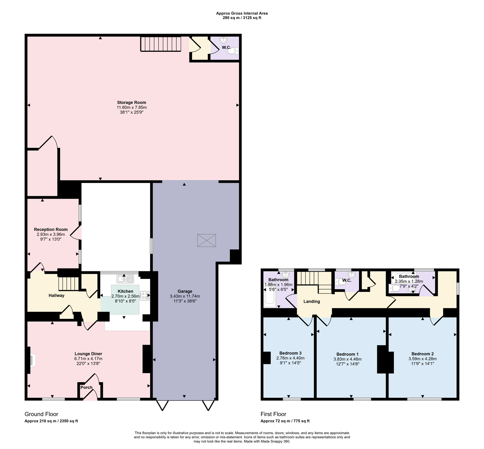 22, King Street, Workington floorplan
