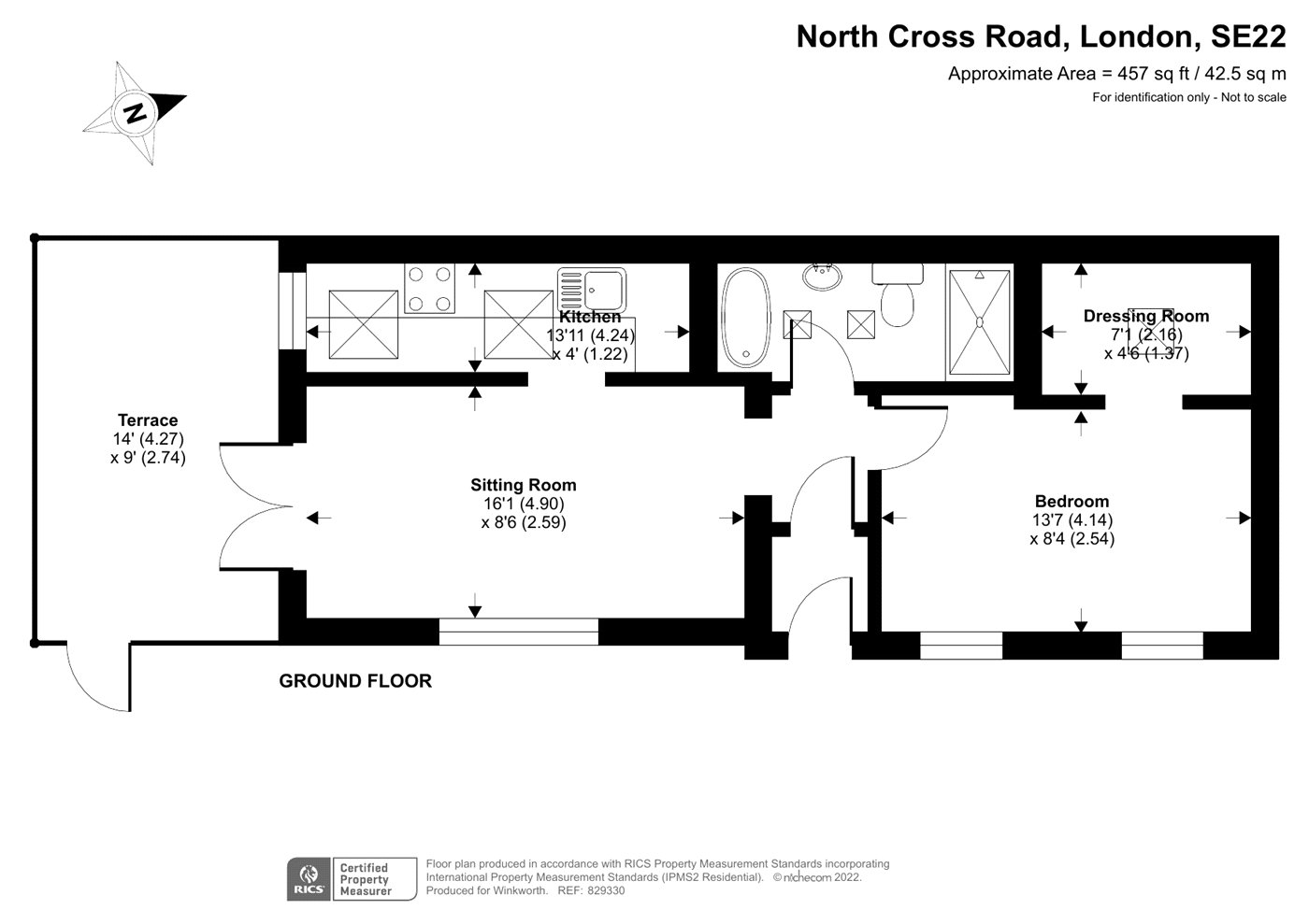 11a, North Cross Road, East Dulwich floorplan