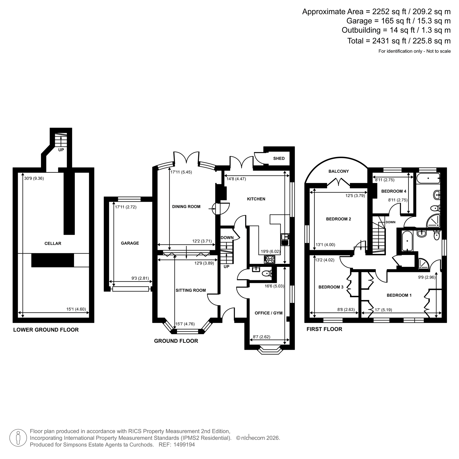 50, Portmore Park Road, Weybridge floorplan