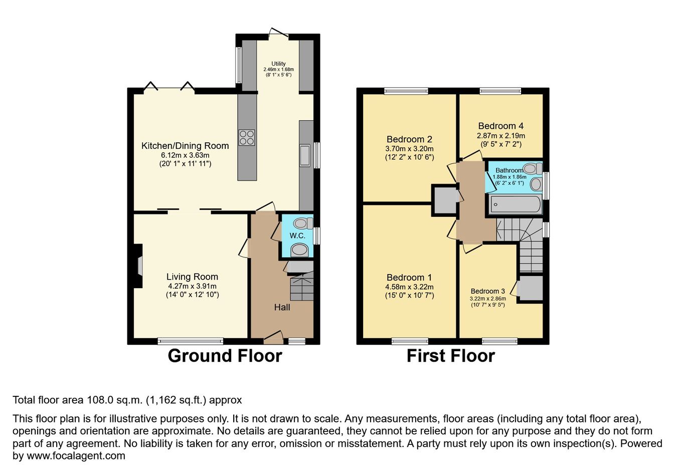 23, Long Water Drive, Gosport floorplan