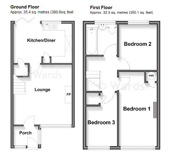 60, The Willows, Newington floorplan