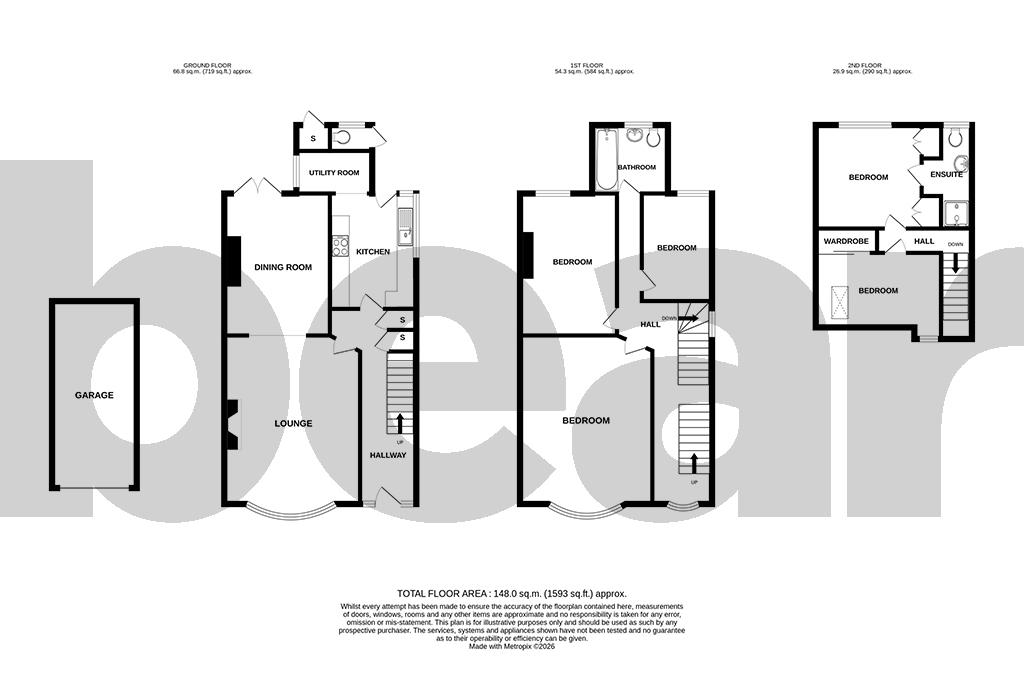 11, Surbiton Avenue, Southend-on-Sea floorplan