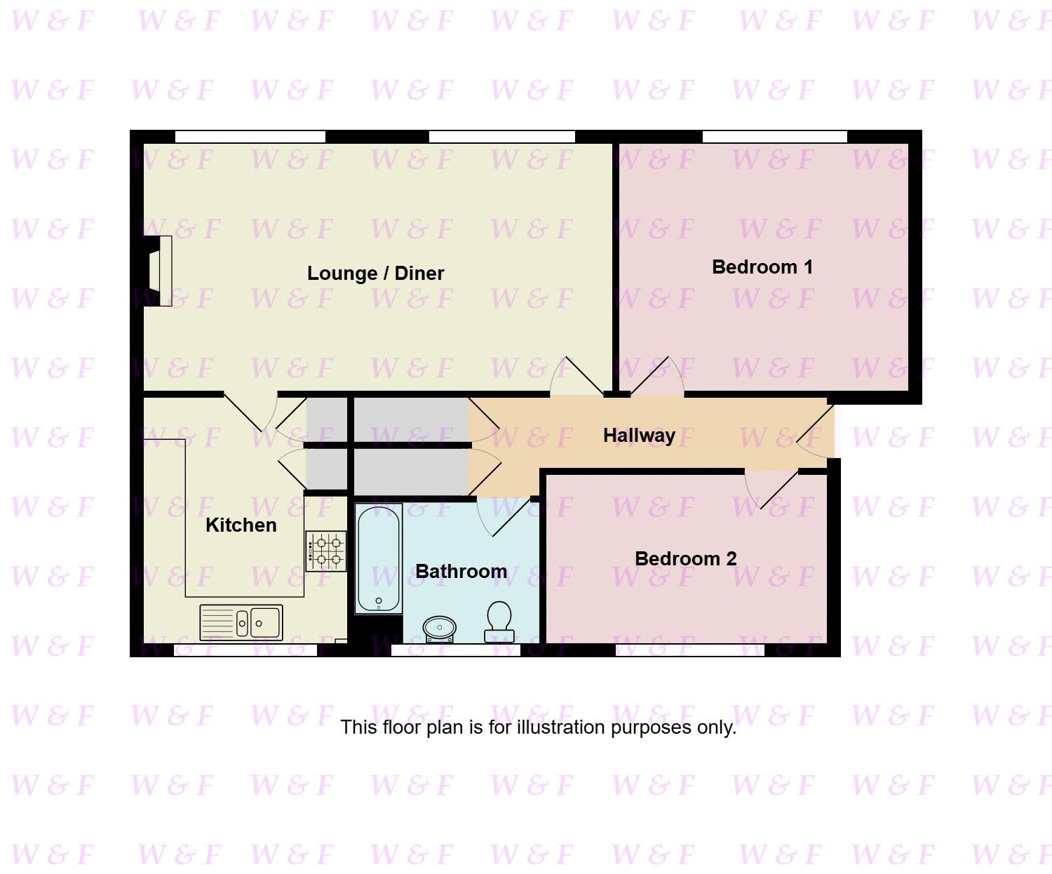 Flat 3, 109, Stornoway Road, Birmingham floorplan