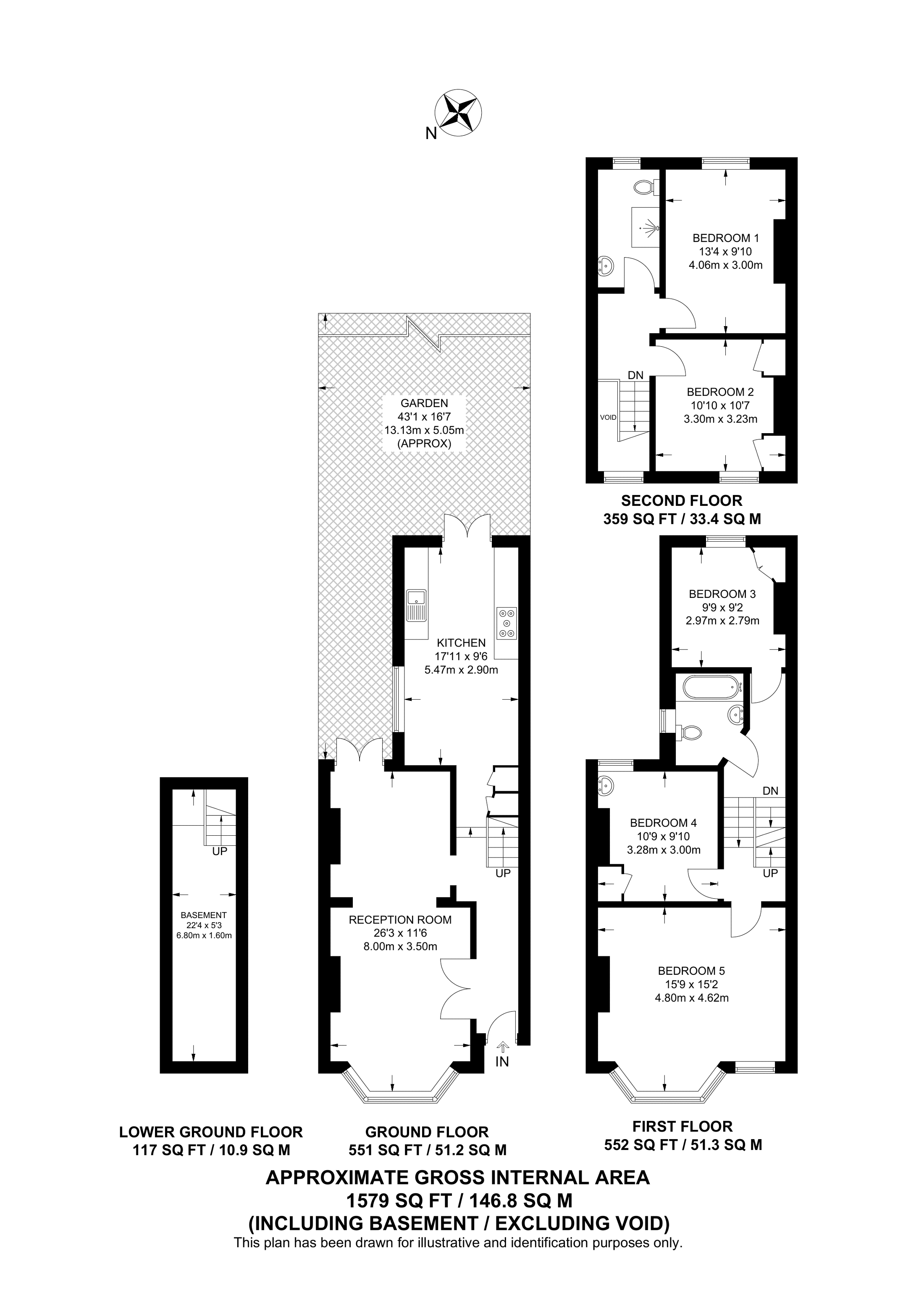 Chantrey Road, Brixton floorplan