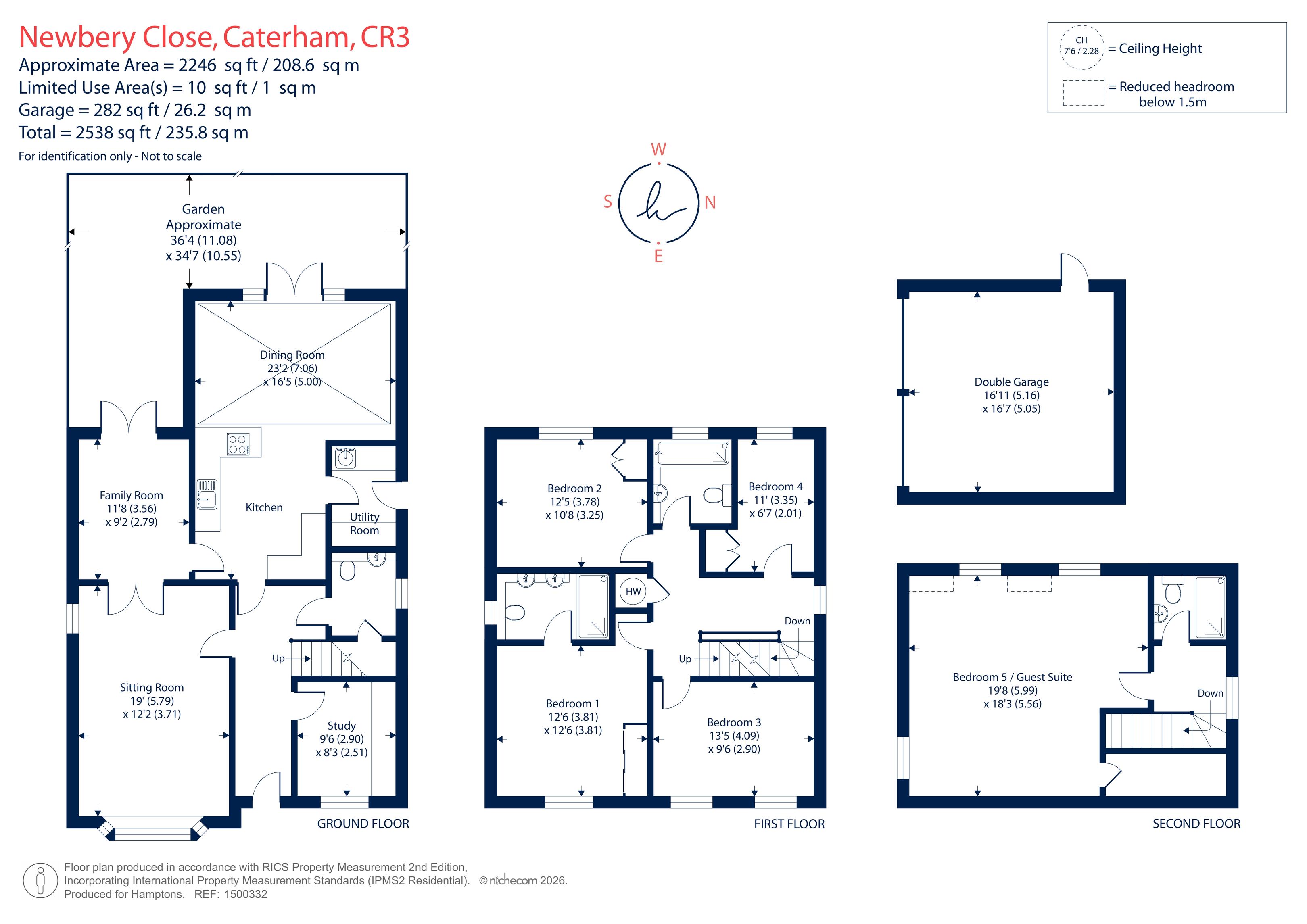 22, Newbery Close, Caterham floorplan