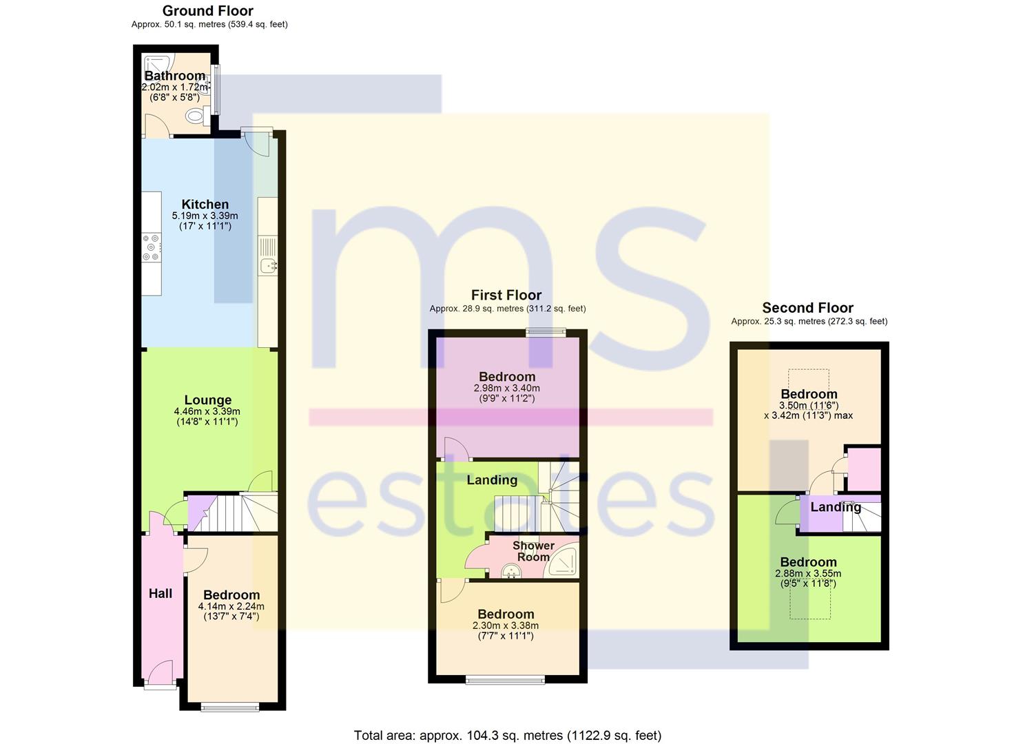 Harley Street, Nottingham floorplan
