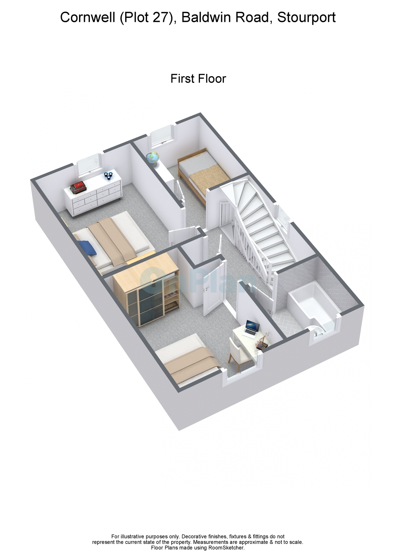 Baldwin Road, StourportOnSevern, Worcestershire DY13, 4 bedroom semi