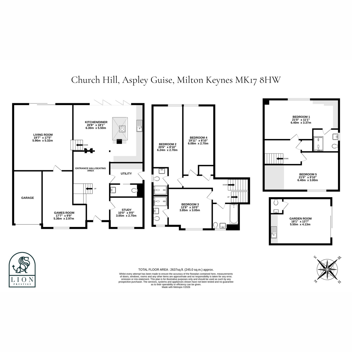 4, Church Hill, Milton Keynes floorplan
