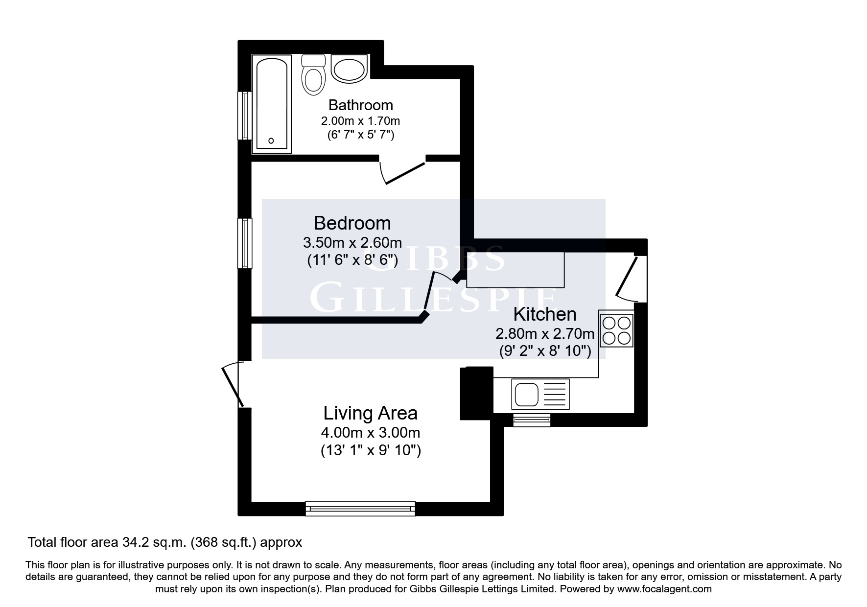 350C, Headstone Lane, Harrow floorplan