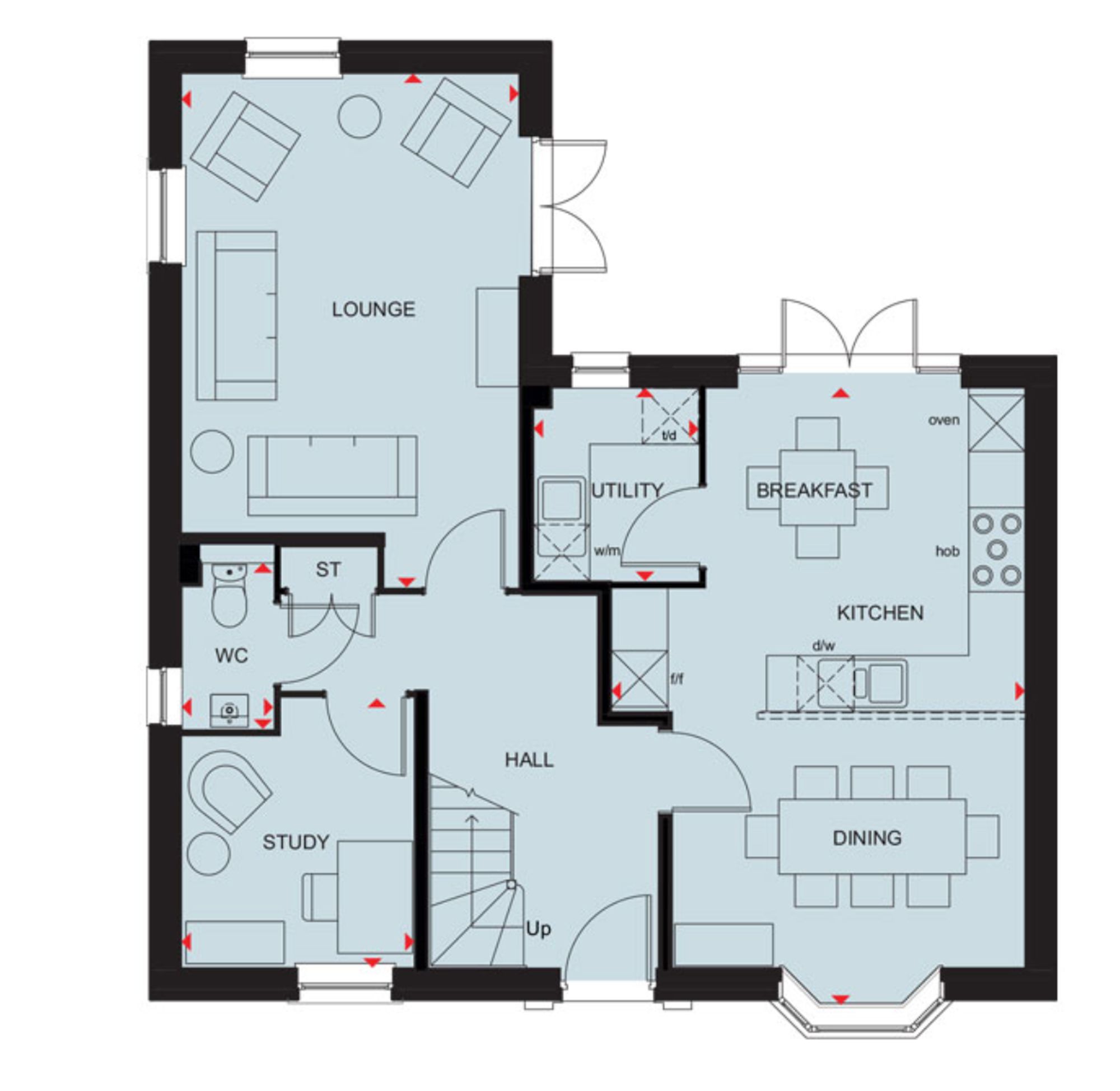 The Avondale, Clockmakers, Shropshire floorplan