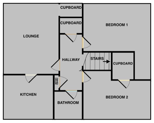 2 Bedrooms Flat for sale in Garval, Tarbert PA29