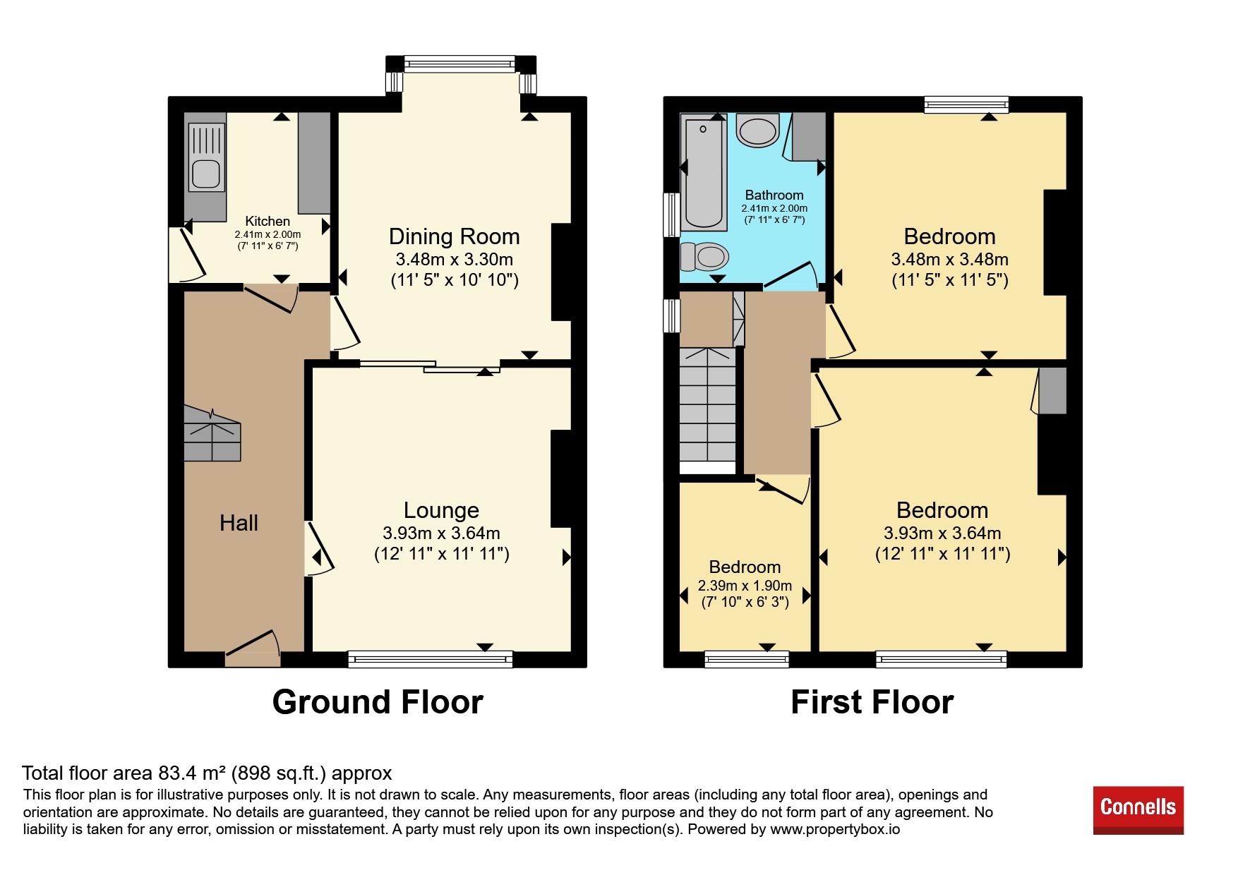 27, Hill Avenue, Grantham floorplan