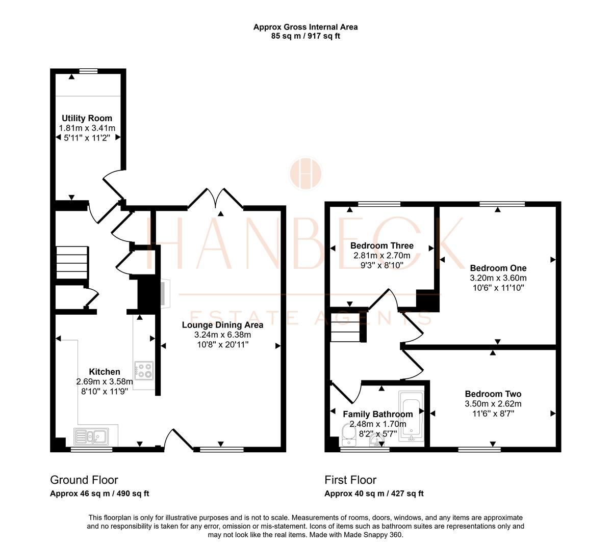 Didscourt, Hull floorplan