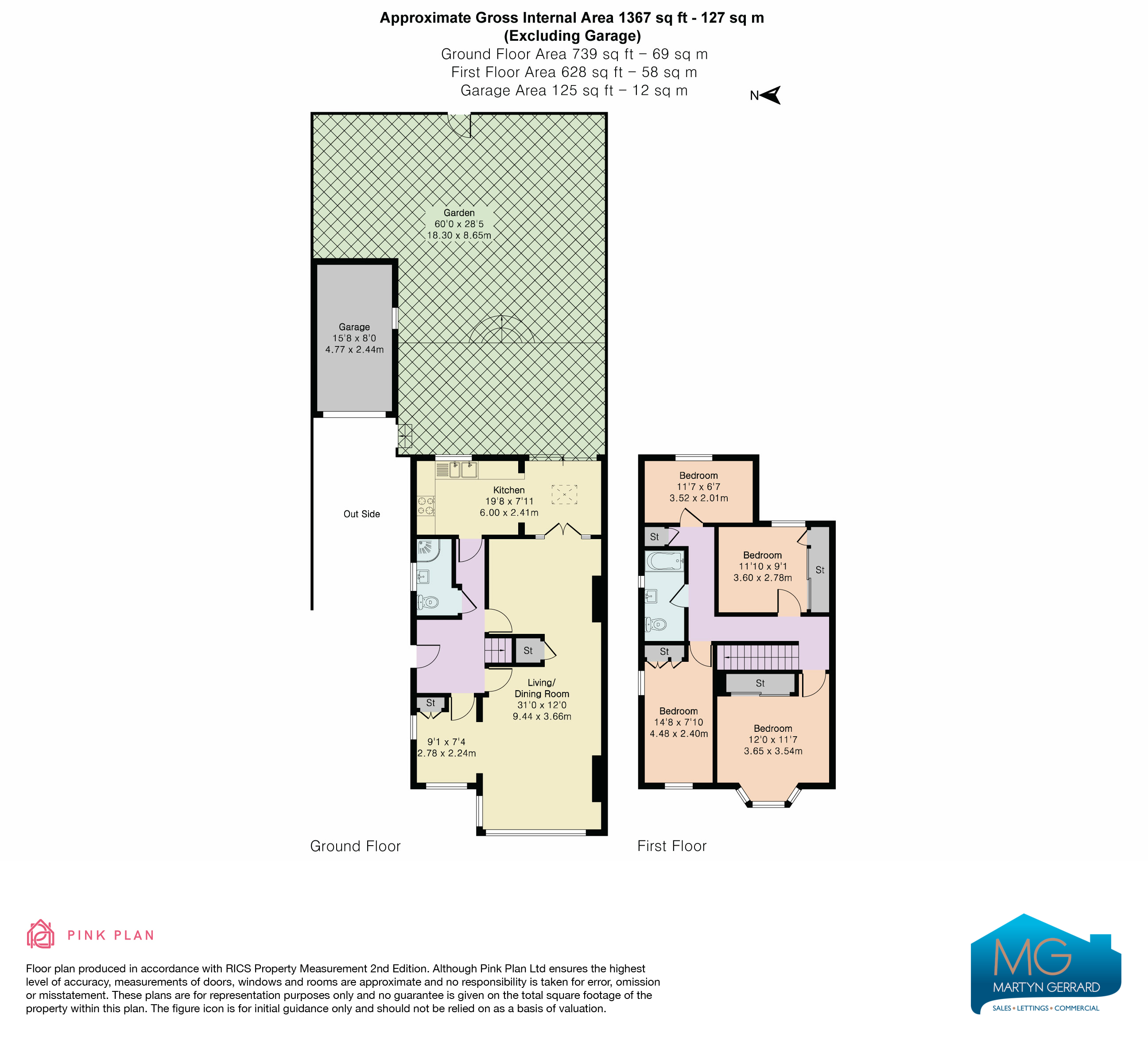 32, Great Bushey Drive, London floorplan