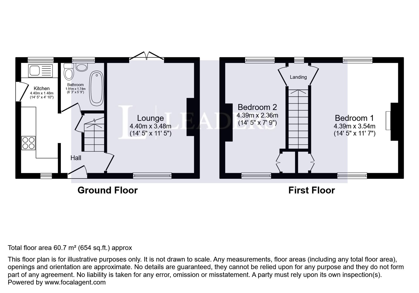 43, Pilley Crescent, Gloucestershire floorplan