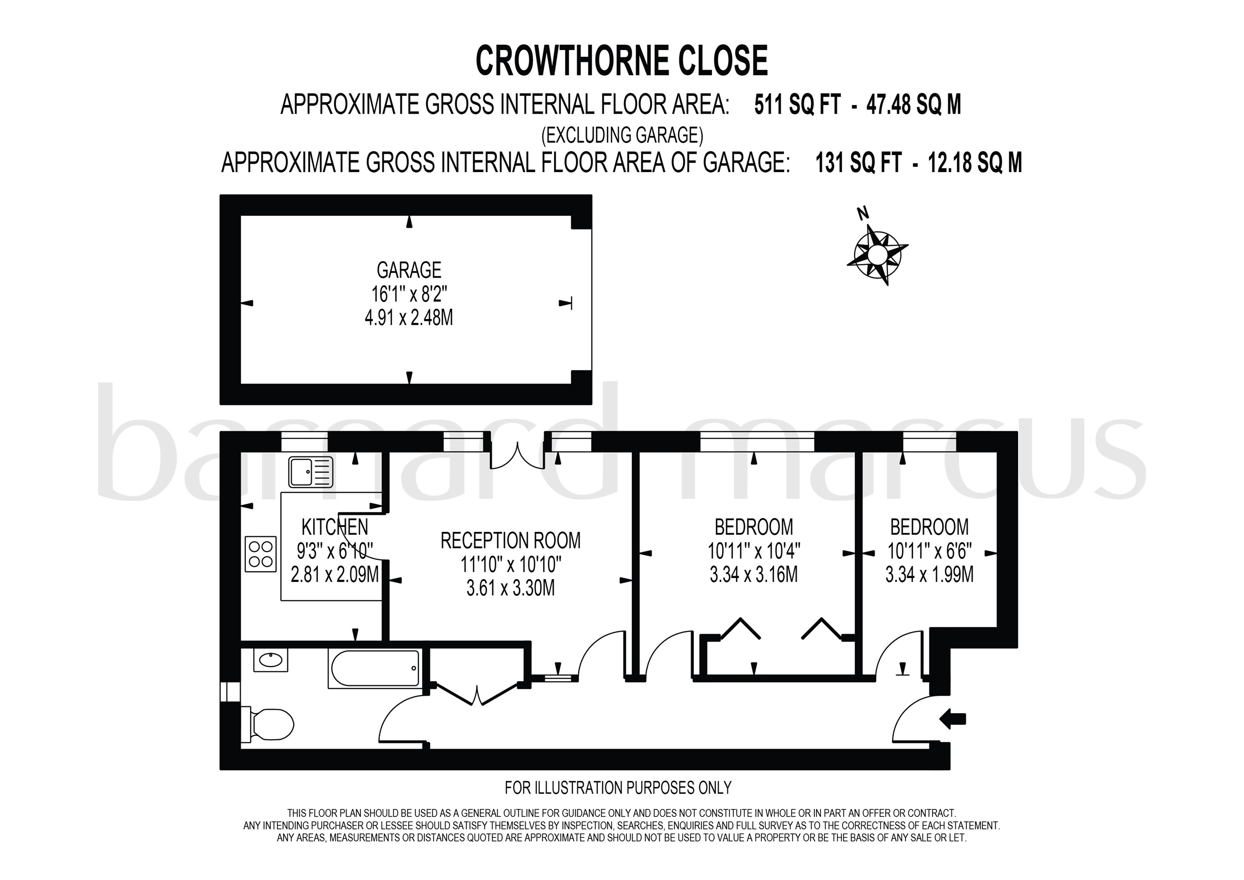 34, Crowthorne Close, London floorplan