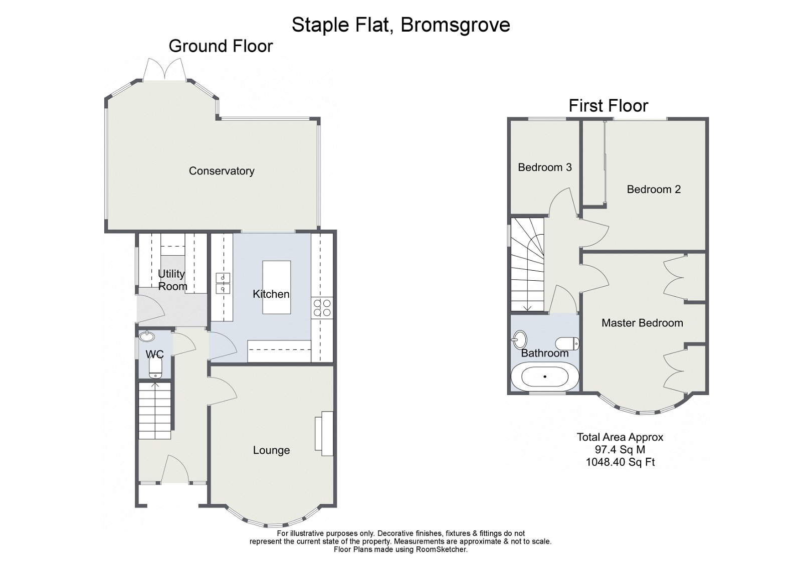 Staple Flat, Lickey End, Bromsgrove B60, 3 bedroom semidetached house