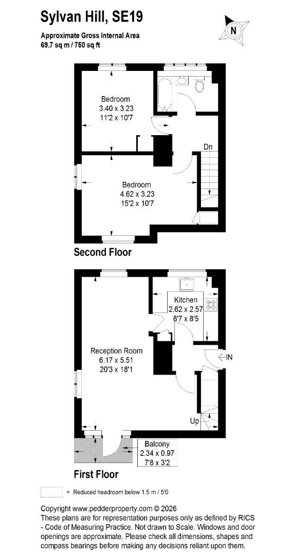 26, Sylvan Hill, London floorplan