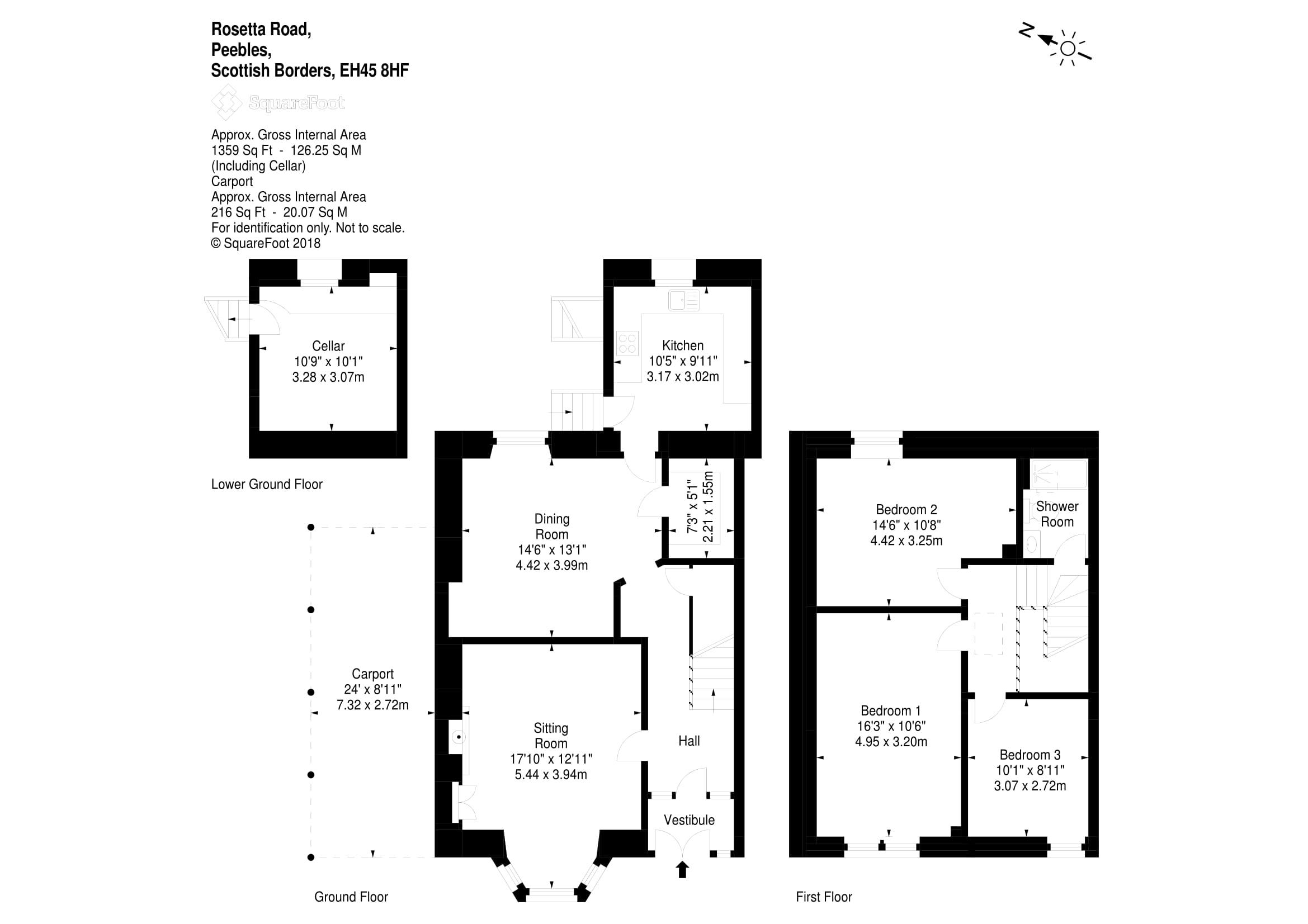 3 Bedrooms Semi-detached house for sale in Hazelbank, 82 Rosetta Road, Peebles EH45