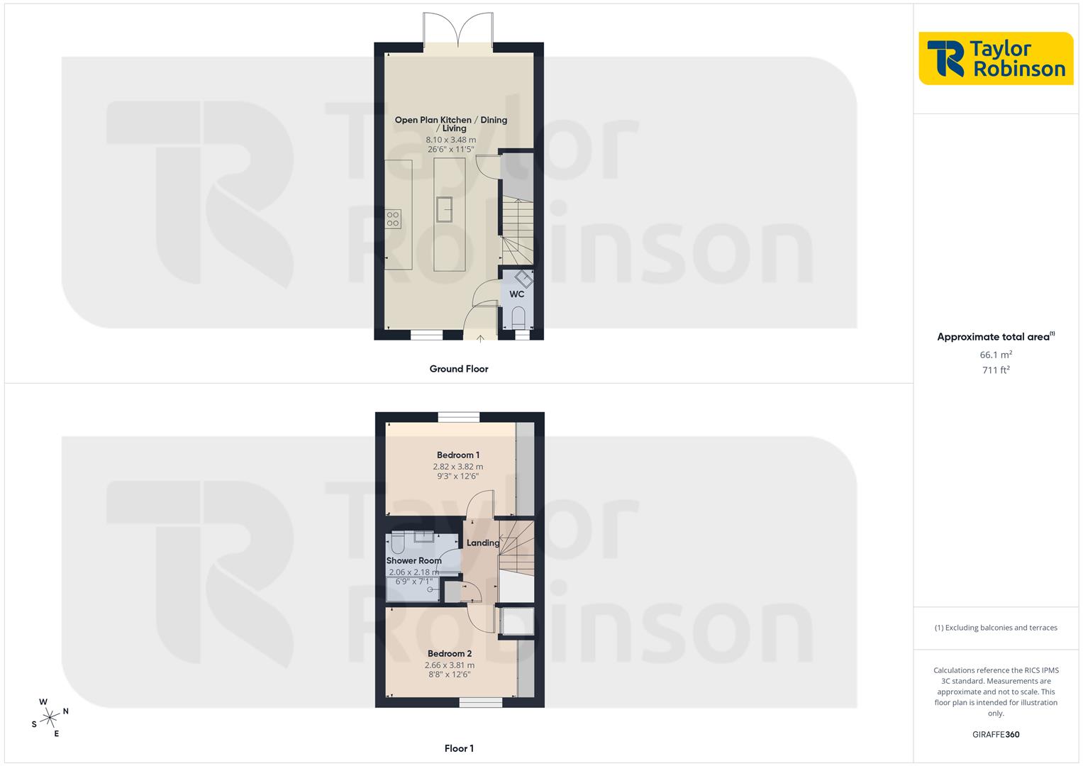 5, Cherry Tree Avenue, Crawley floorplan