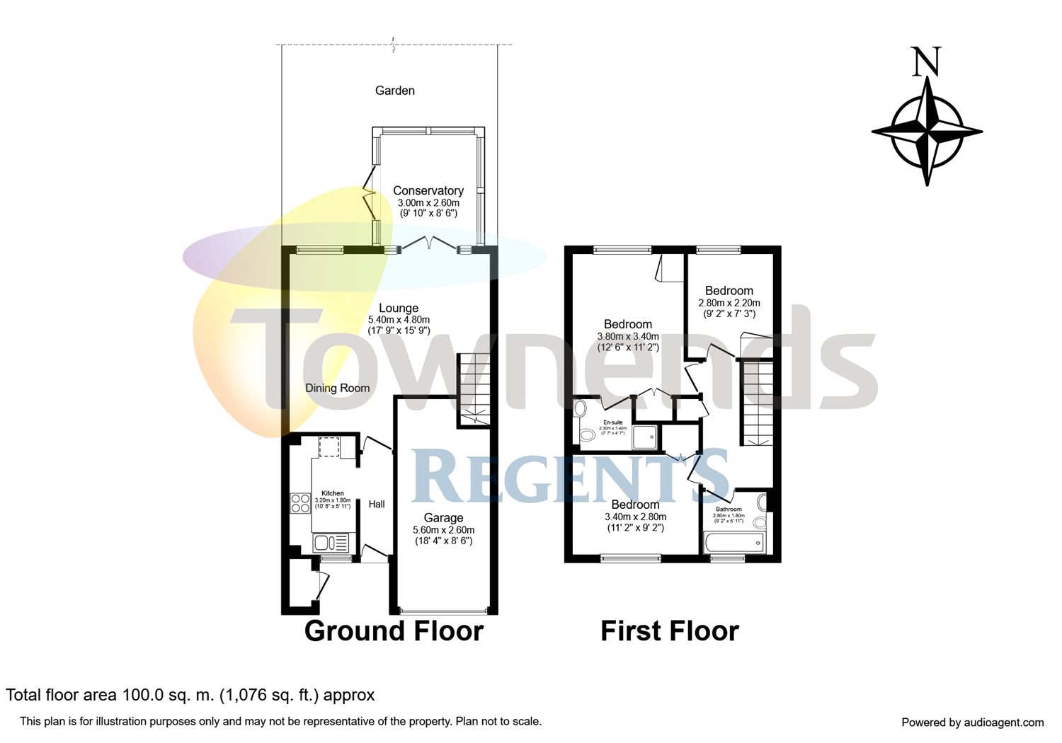 3 Bedrooms Terraced house for sale in Waters Drive, Staines-Upon-Thames, Surrey TW18